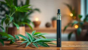 Buy dmt vape pen displayed elegantly in a serene environment, emphasizing relaxation.