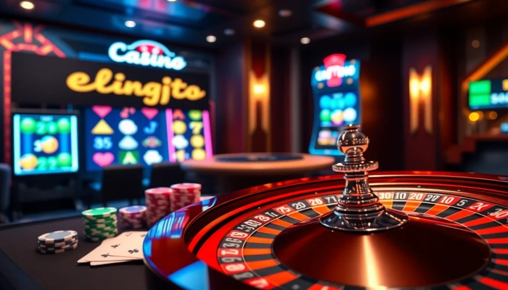Experience the thrill of casino en ligne crypto with modern gaming elements and vibrant visuals.