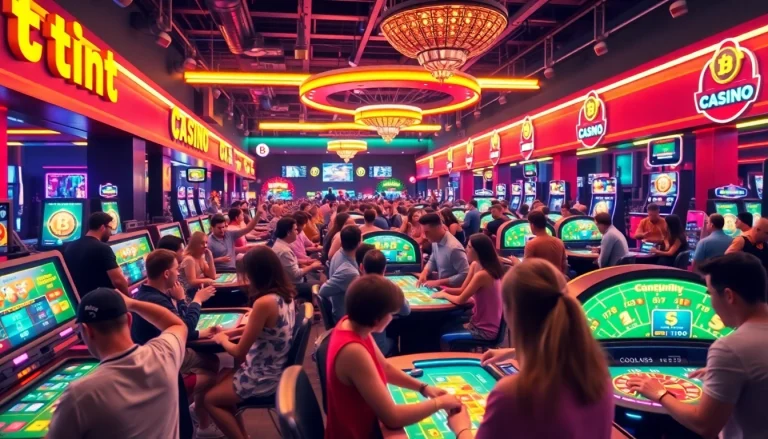 Les joueurs profitent d'une expérience immersive au btc casino avec des jeux animés.