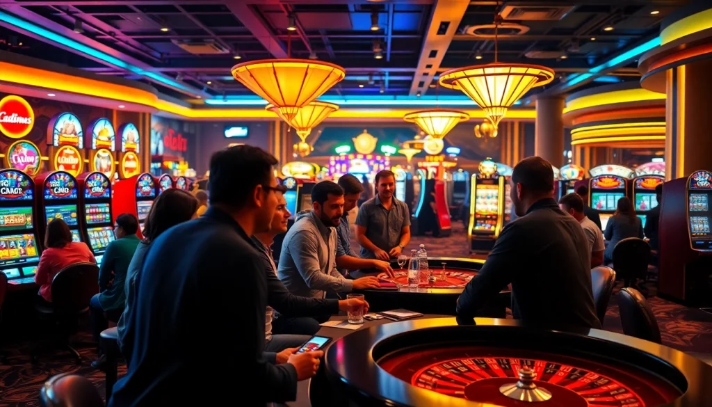 Jouez à des jeux passionnants dans un casino belgique en ligne vibrant et animé.