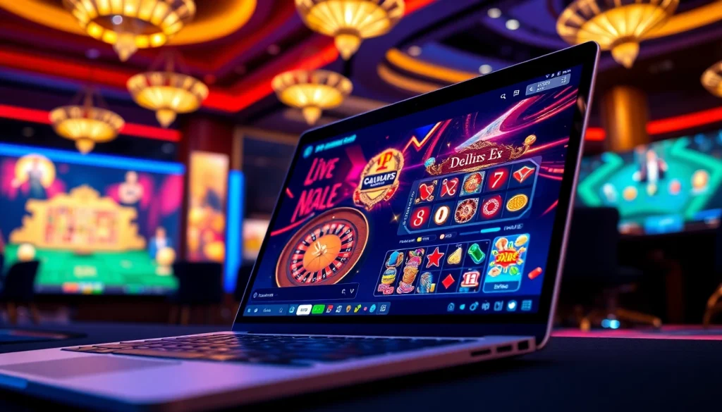 Jouer à casino belgique en ligne avec des jeux immersifs sur un écran d'ordinateur.