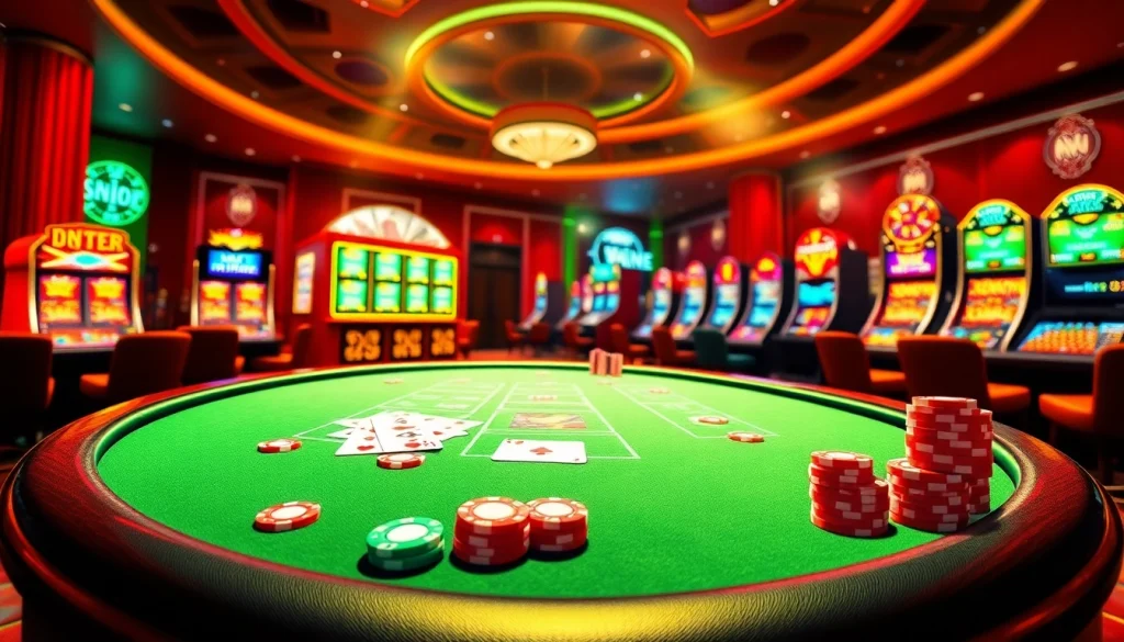 Découvrez le monde du casino belgique en ligne à travers une scène de jeu captivante et dynamique.